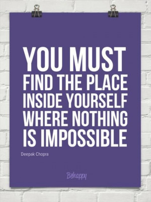 Nothing is impossible.