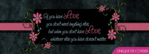 ... Covers: Facebook Timeline Love Quote Valentines Day Best Banner Photo