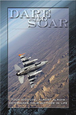 Dare to Soar affirmation poster, USAF · DF-SD-04-10431