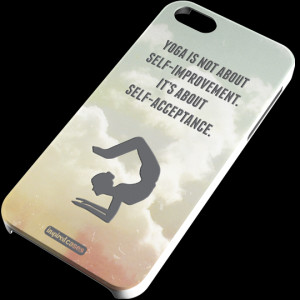 Yoga - Self Acceptance Inspirational Quote Case for iPhone 5s