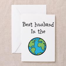 World's Best Husband Greeting Cards (Pk of 10)
