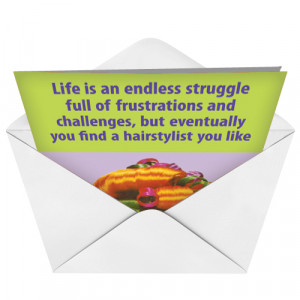 Hair Stylist Funny Birthday Greeting Card image 2