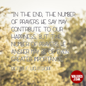 In the end, the number of prayers we say may contribute to our ...