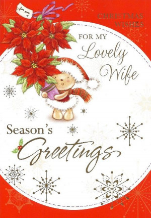 Christmas Card Sayings My Wife