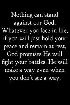 ... involved. OUR future depends on it!: Invite God to Fight Your Battles