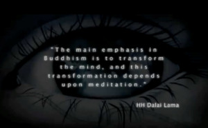 ... transform the mind. And this transformation depends upon meditation