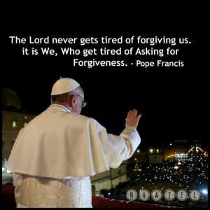 Pope Francis on forgiveness