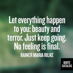 Rainer Maria Rilke on Quote Catalog
