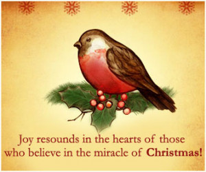 Joy resounds in the hearts..