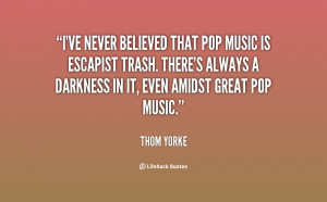 Pop Music Quotes