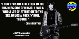 rock quotes chrissie hynde in featured rock quote by soundwaves ...