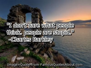 dont care what people think. people