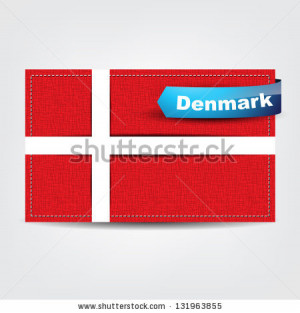 The Flag Denmark Front