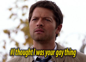 ... sleep Ben Edlund is my king Dean Winchester is as straight as a slinky