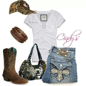 Very cute country girl outfit. Hats, White Trash Bash, Country Fashion ...