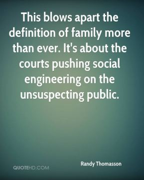 ... the courts pushing social engineering on the unsuspecting public