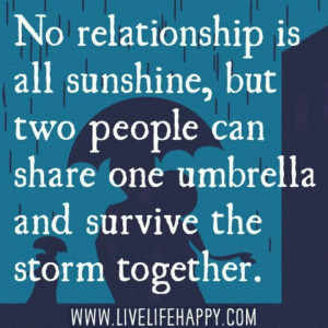 quotes yellow umbrellas lovequotes storms marriage people love quotes ...