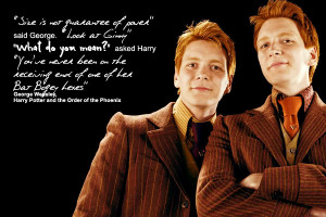 Funny Harry Potter Fred and George Quotes