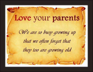 love your parents