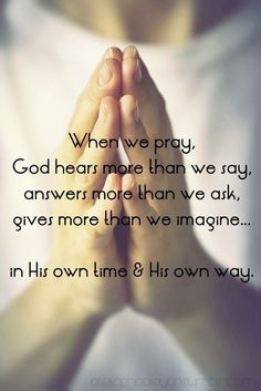 How God answers prayers #quote #saying #prayer #faith #god
