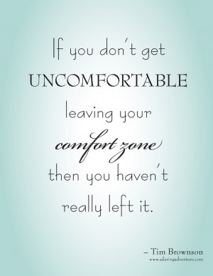 monday quotes step out of your comfort zone