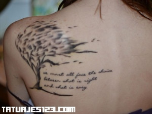 Tatuajes Espalda Letras Frase Dumbledore