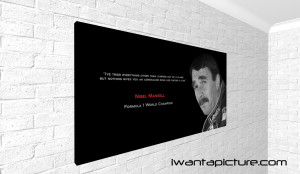 Formula 1 Nigel Mansell quot Quote quot Canvas Art