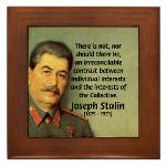 Joseph Stalin Framed Tile
