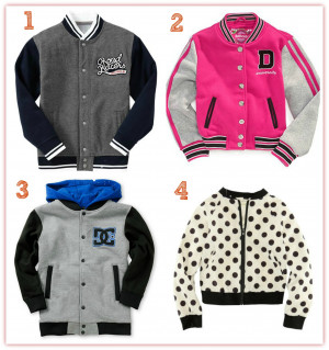 Letterman Jacket For Girls Sporty But Not Chunky This