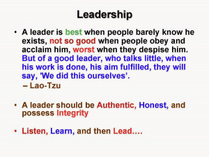 Leadership and Quality Professionals