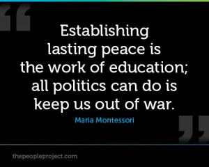 establishing lasting peace is the work of education - Google Search
