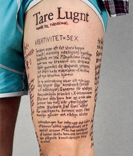 quote tattoo on leg posted in gallery words tattoos on legs share on ...