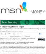 Msn Money 5 Ways To Save On Gas Fortunately While Little Can