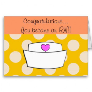 New RN Registered Nurse Congratulations Card II http://www.zazzle.com ...