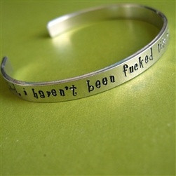 Awesome.....Marla Singer Quote Cuff Bracelet $20