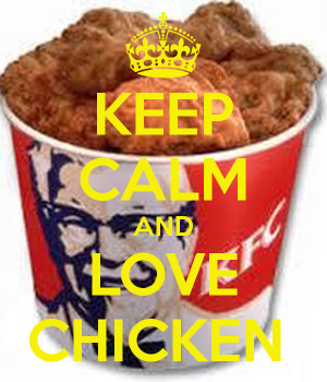 keep calm and love chickens