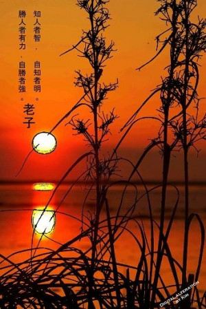 ... . Mastering others is strength; mastering yourself is true power