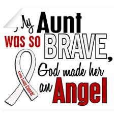 Angel 1 AUNT Lung Cancer Wall Decal