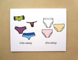 Funny Engagement Card. Bridal Shower card. Bachelorette Party card.