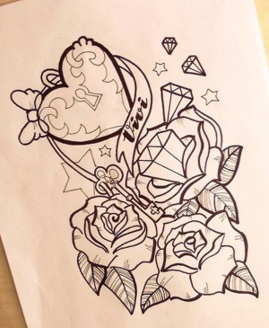 ... Tattoos | girly anchor tattoo drawings – Popular Tattoo Design