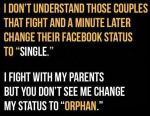 Funny quote facebook relationship status