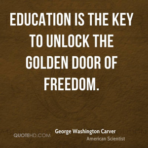 George Washington Carver Education Quotes