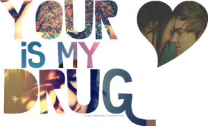 heart, kesha, quote, typography, your love is my drug