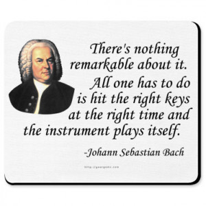 Bach Quote Mousepad