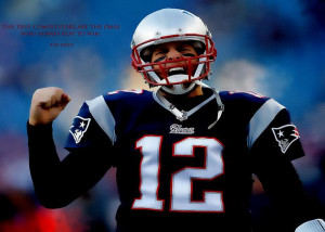 Tom Brady Motivational Quote Greeting Card