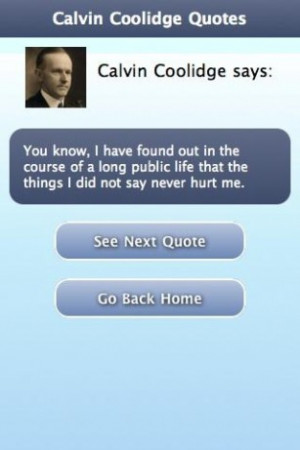 View bigger - Calvin Coolidge Quotes for Android screenshot