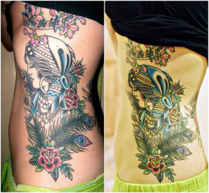 Hip Tattoos After Pregnancy