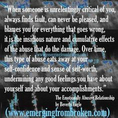 emotional abuse - we all need to be wary of this injury to our loved ...