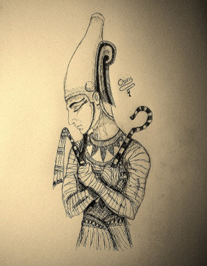 Osiris Egyptian God Art