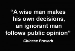 Wise vs ignorant Another great one! I can't believe how often I ...